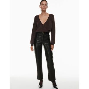 Aritzia Wilfred Melina Pant Black Size 4